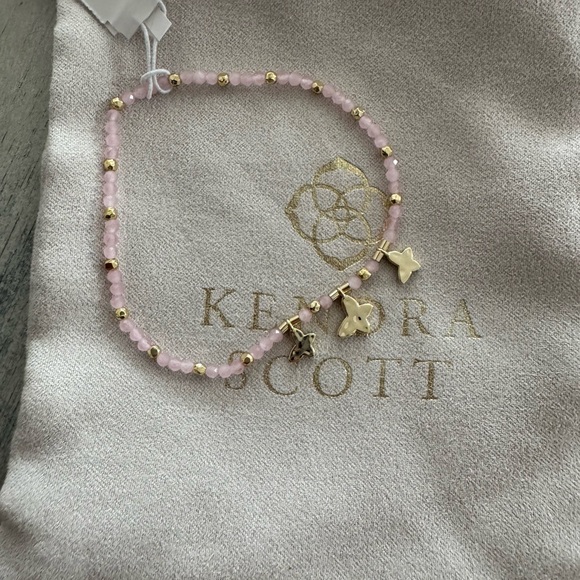 Kendra Scott Lillia Butterfly Stretch Bracelet in 14k GoldPlated Brass w/Dustbag - Picture 2 of 4